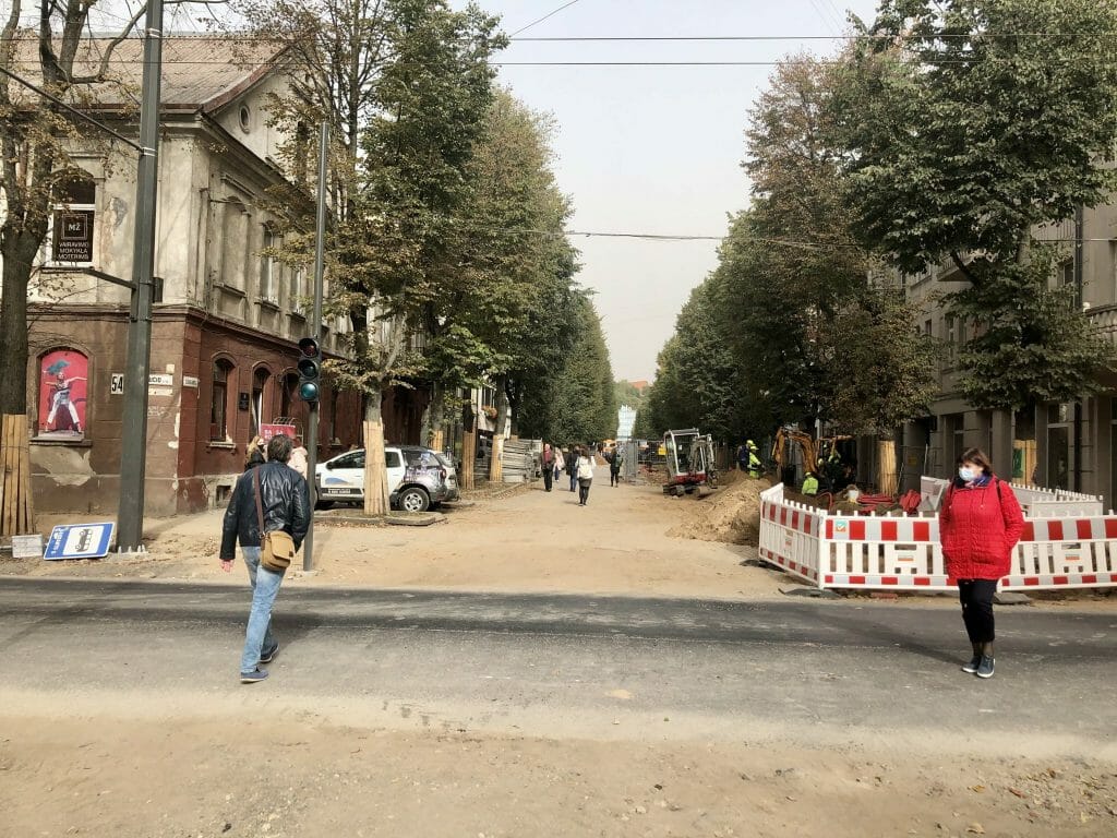 S. Daukanto g. rekonstrukcija (S. Daukanto g.) - Gatvė - statybų nuotraukos
