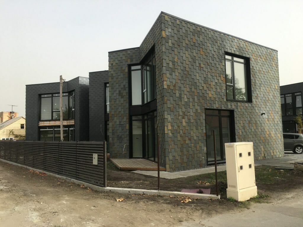 Duplex (Lygioji g. 19) - Row housing - construction photos