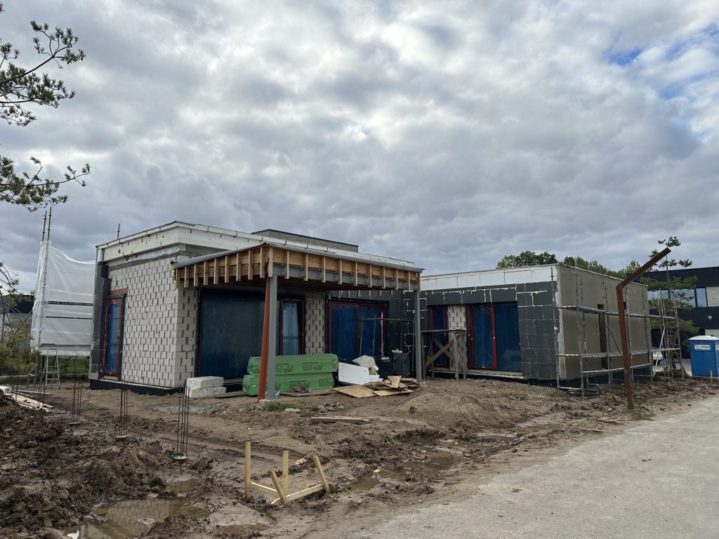 NOA namai (Perkūno al., Pūgos al., Kaitros al., Vandenio al.) - Private house community - construction photos