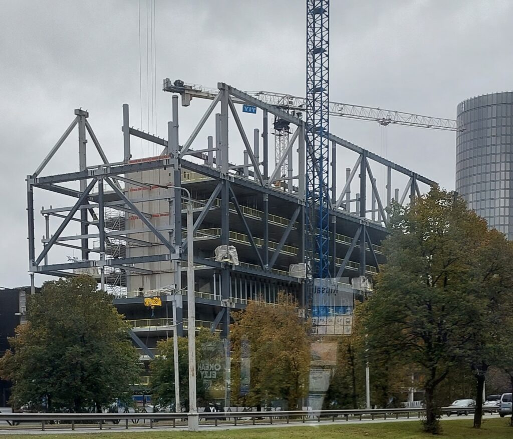 Preses Nama Kvartāls - 1. kārta (Balasta dambis 2) - Biroju centrs - būvdarbu attēli
