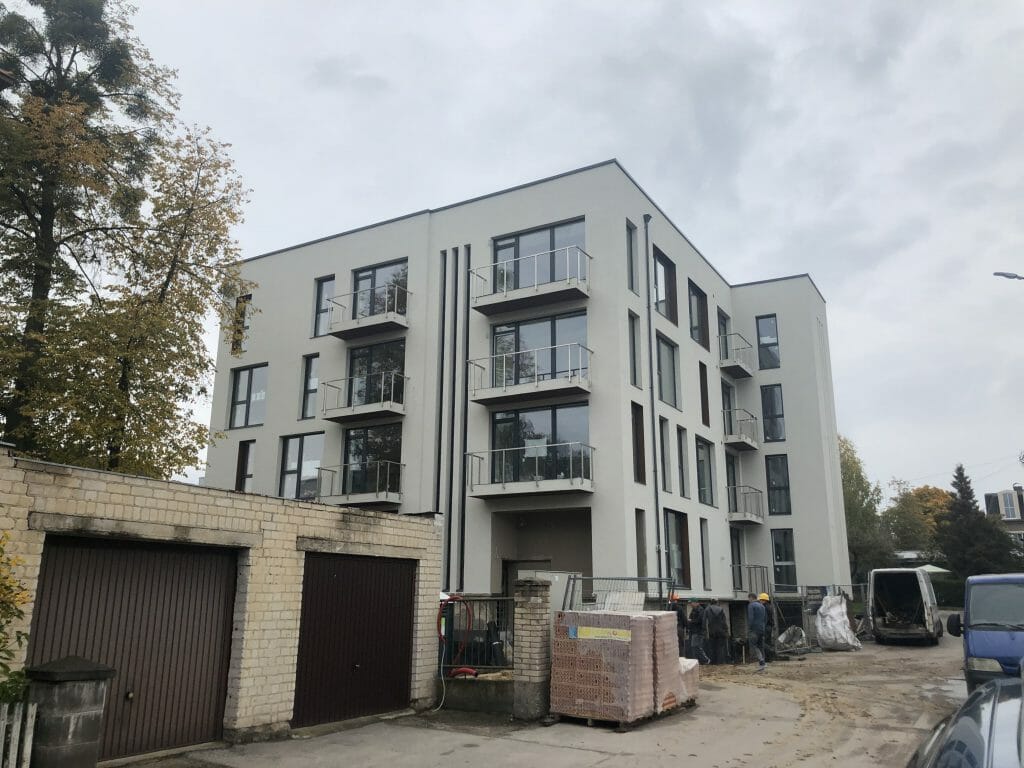 Kauko apartamentai (Lietuvių g. 22) - Daugiabutis - statybų nuotraukos