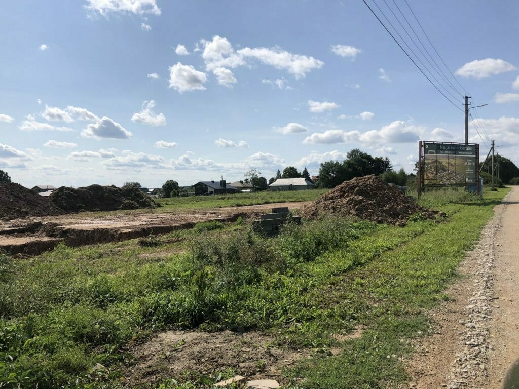 Garšvės slėnis (Pagaršvio aklg. ) - Private house community - construction photos