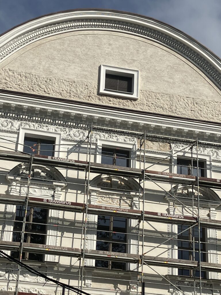 Sapiegų rūmai (L. Sapiegos g. 13) - Cultural center - construction photos