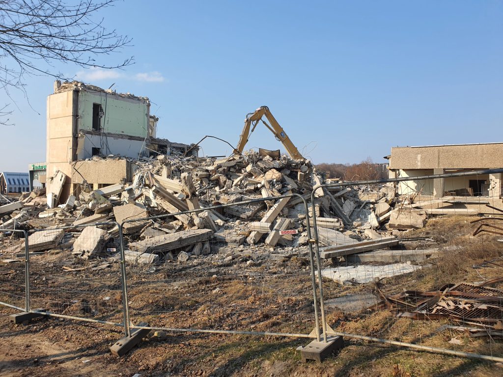 Remarco 1 etapas (Drujos g. 2) - Food store, Office center - construction photos