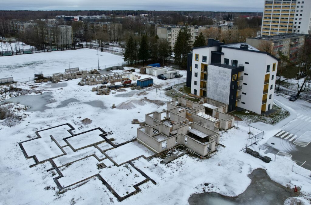 Paparčio žiedas 2 etapas (Partizanų g. 192B) - Multi apartment - construction photos