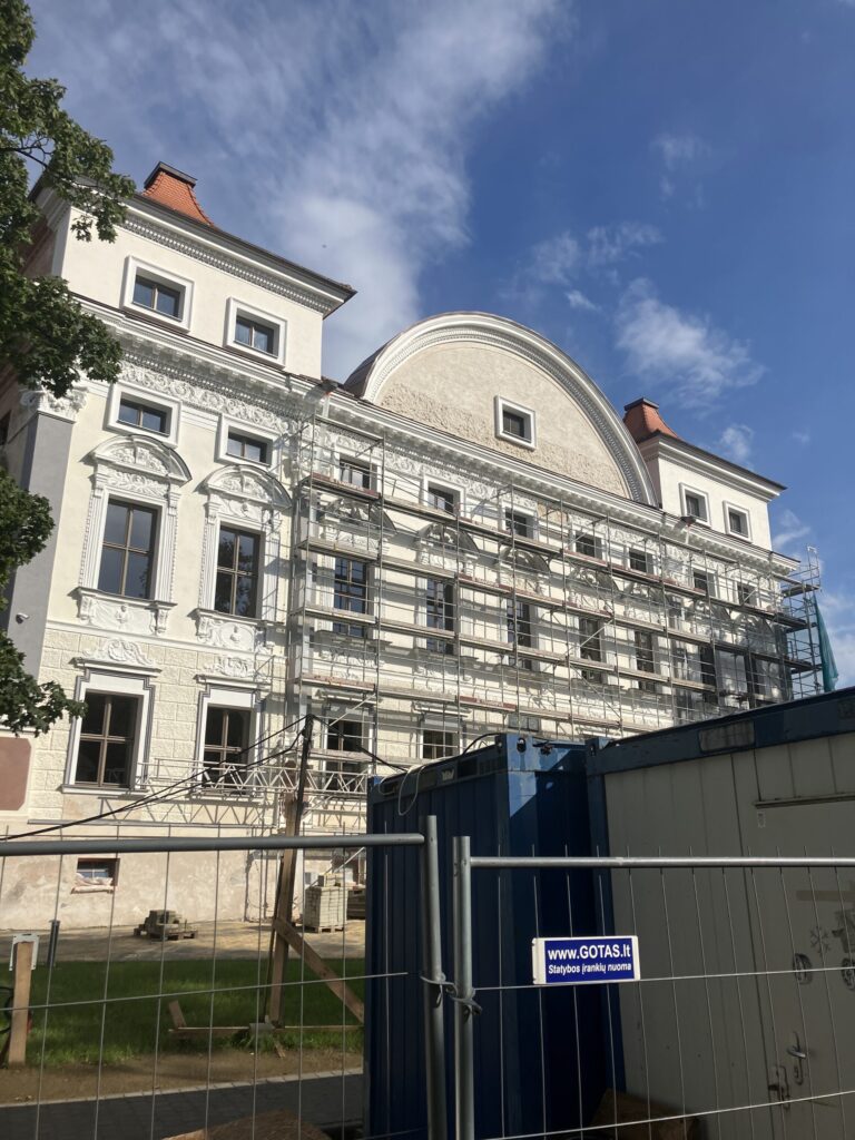 Sapiegų rūmai (L. Sapiegos g. 13) - Cultural center - construction photos
