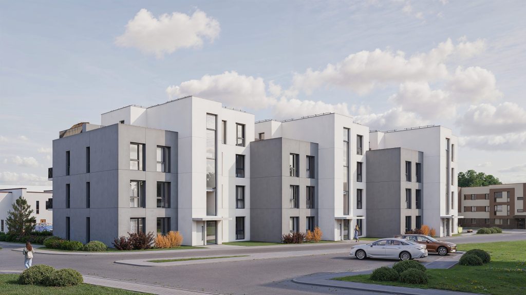 Grunau 121 (Simono Grunau g. 121) - Daugiabutis - vizualizacija