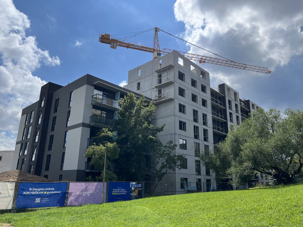 YZY Kartos (Sudervės kel. 3) - Multi apartment - construction photos