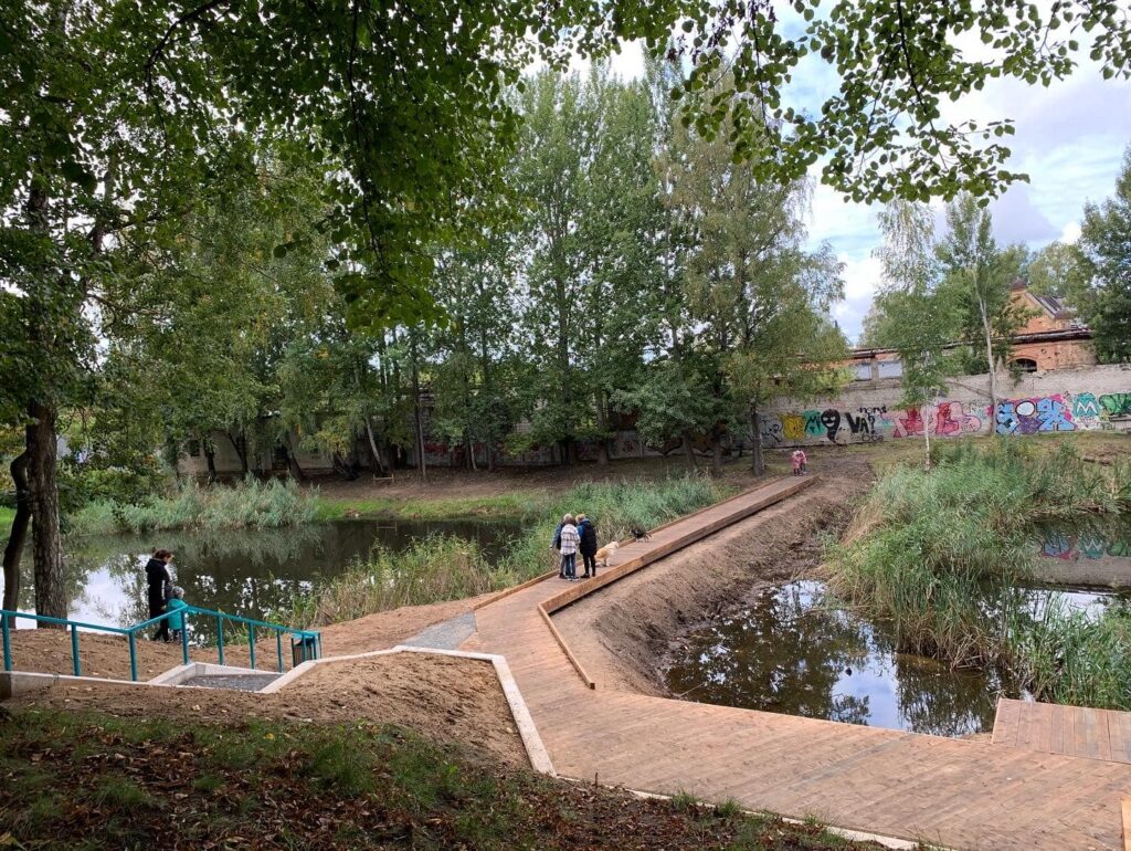 Zasulauka manufaktūras parks (Bārtas iela b/n) - Parks - būvdarbu attēli