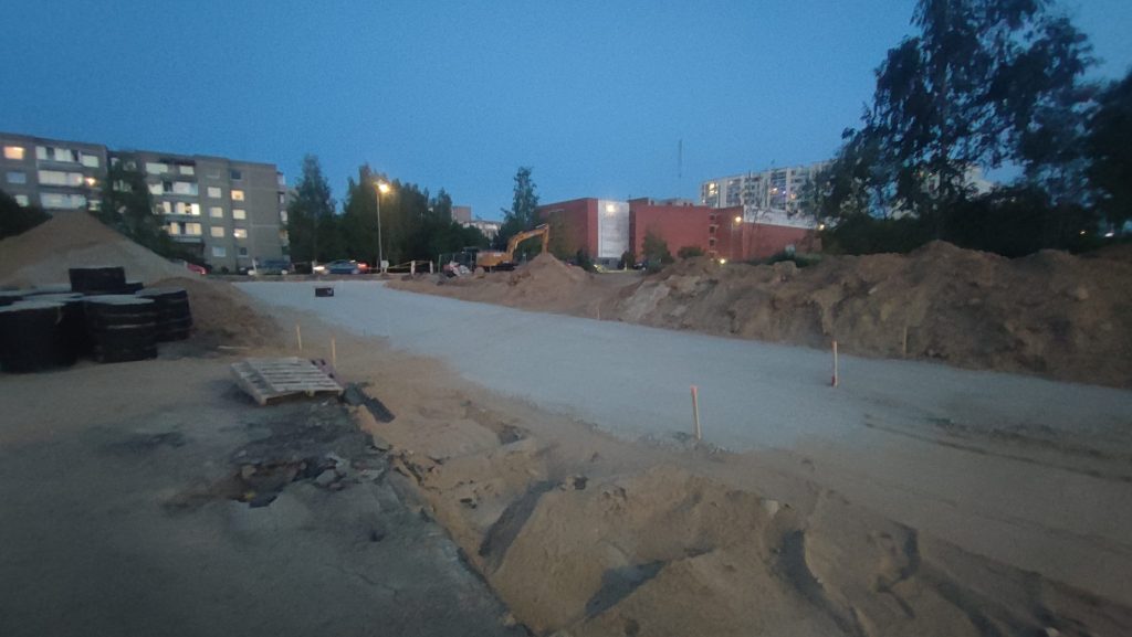 Helsinkio g. nuo viaduko iki Talino g (Helsinkio g.) - Tänav - ehituse fotod