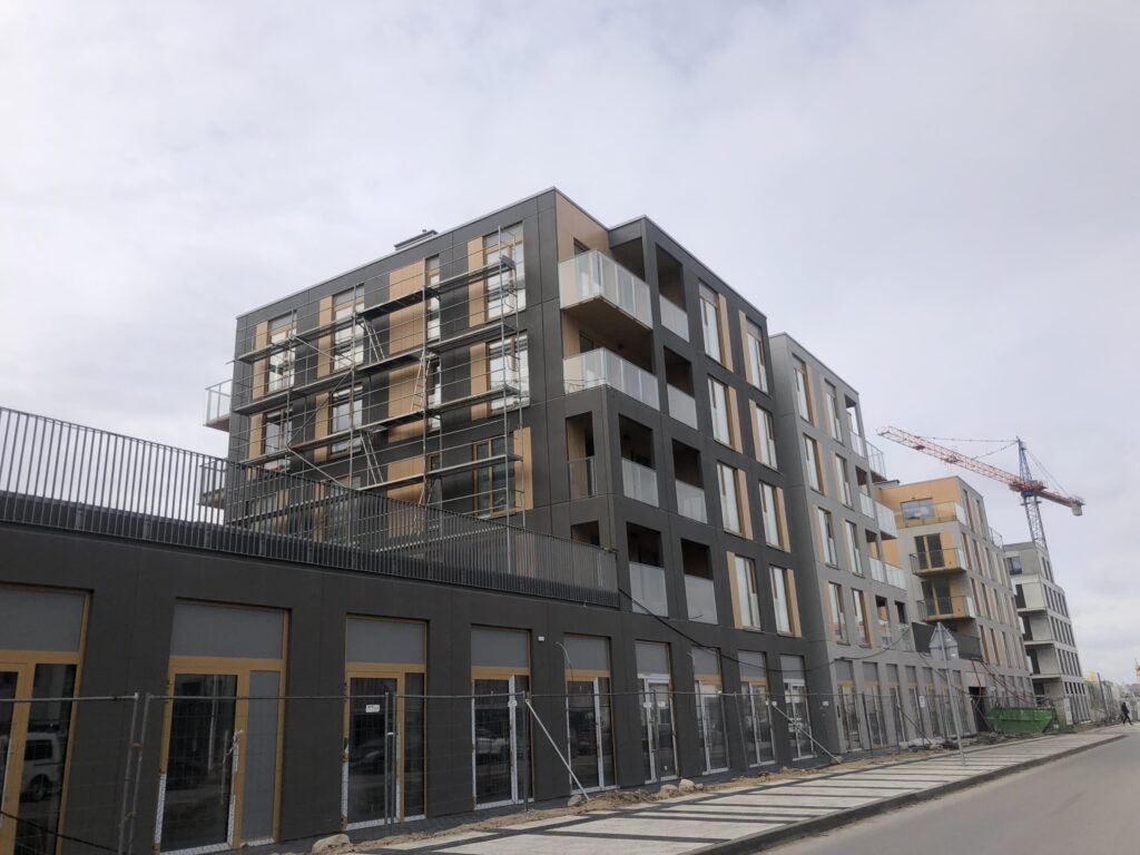 Vilnelės skverai 1 etapas (Manufaktūrų g. 7) - Multi apartment - construction photos