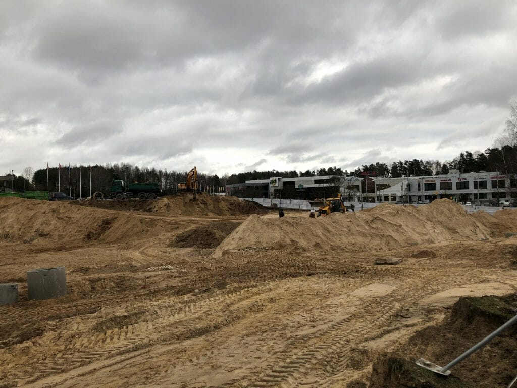 Viršuliškių stogai (Viršuliškių g. 38) - Multi apartment - construction photos