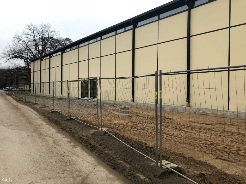 Kauno sporto halė (Perkūno al. 5) - Sports arena - construction photos