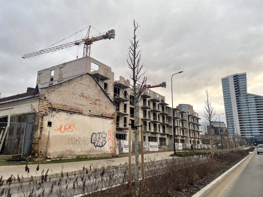 Šnipiškių solo (Veprių g. 4) - Daudzdzīvokļu nams - būvdarbu attēli