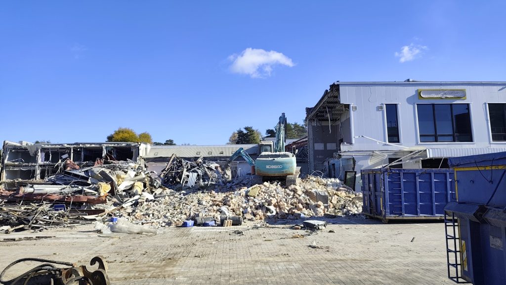 PC Mada rekonstrukcija (Viršuliškių g. 40, 42) - Shopping center - construction photos