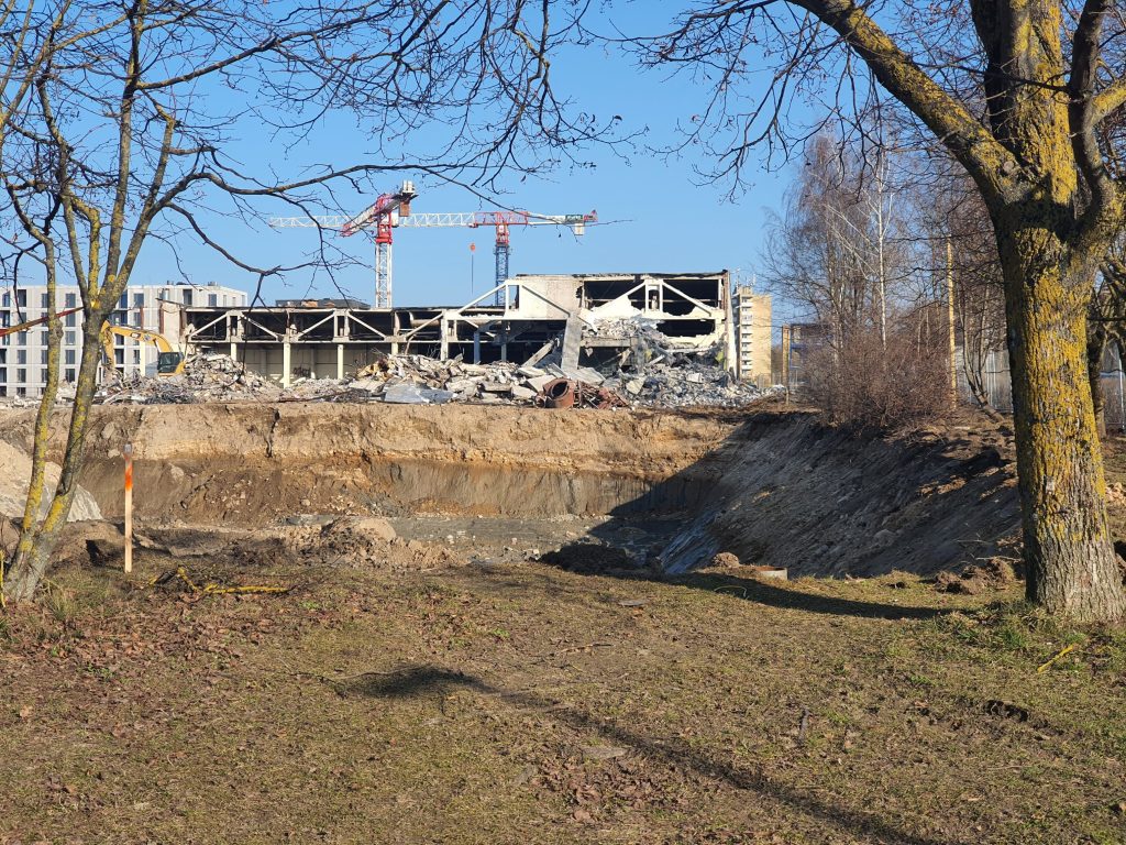 Remarco 1 etapas (Drujos g. 2) - Pārtikas veikals, Biroju centrs - būvdarbu attēli