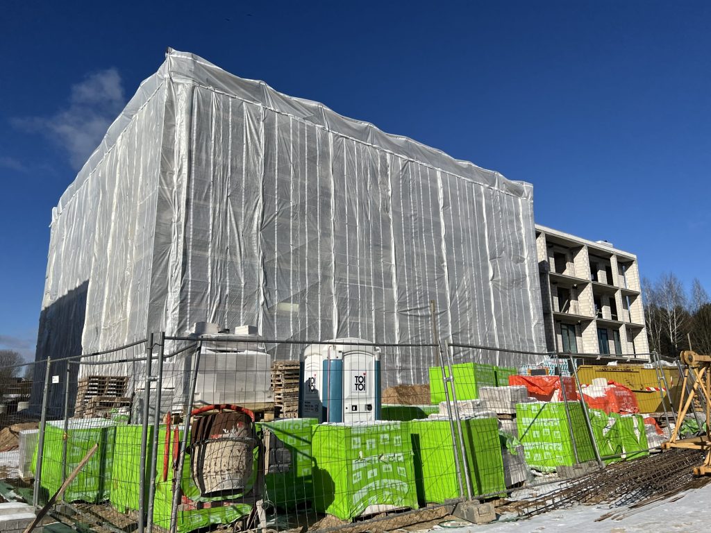 Vyšnios 3 etapas (Karaliaučiaus g. 33, 42) - Multi apartment - construction photos