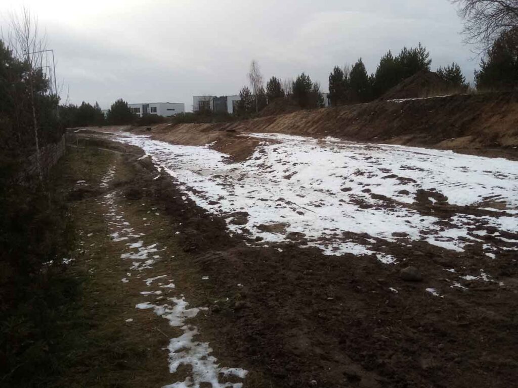 Gilužio g. (Gilužio g.) - Dviračių takas, Gatvė - statybų nuotraukos