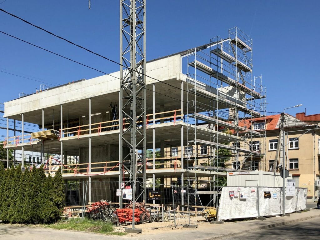 Kęstučio g. 32 (Kęstučio g. 32) - Office center - construction photos