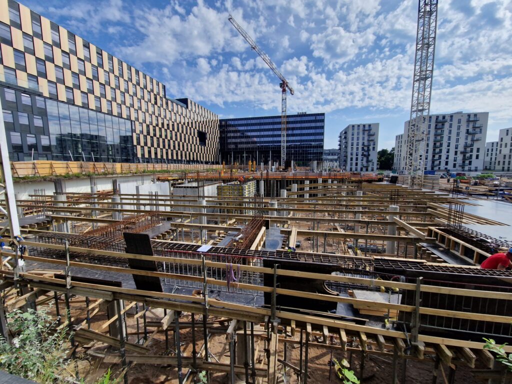 Business Stadium Central (Rinktinės g. 3) - Verslo centras - statybų nuotraukos