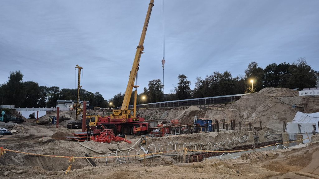 Žirmūnų lengvosios atletikos maniežas (Žirmūnų g. 1H) - Sports arena - construction photos