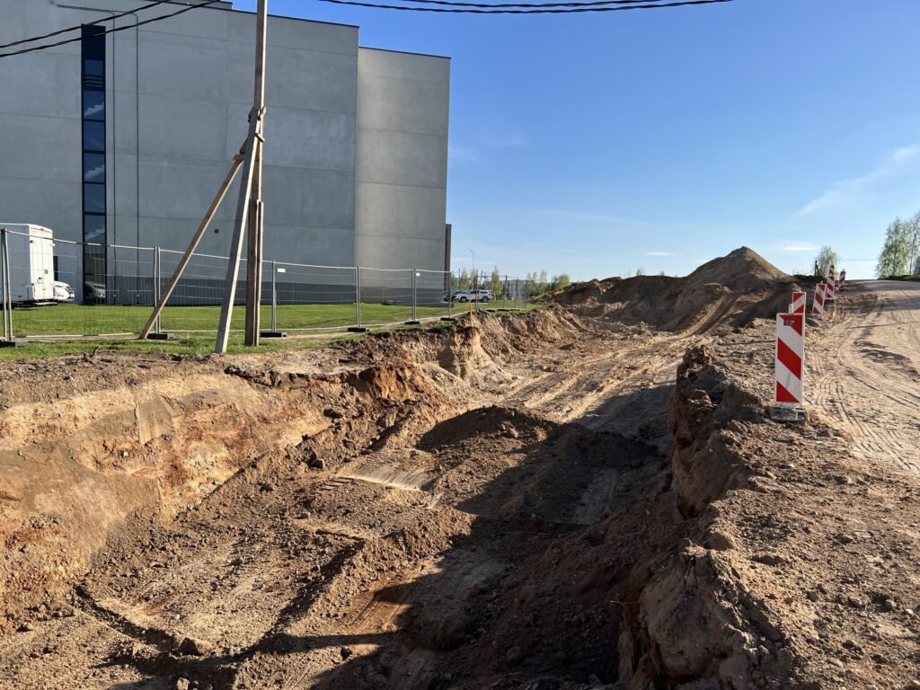Karaliaučiaus g. atkarpa, Vištyčio g., J. Bretkūno g. atkarpa (Karaliaučiaus g., Vištyčio g., J. Bretkūno g.) - Bike path, Street - construction photos