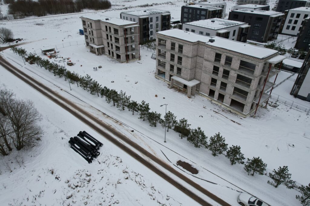 Naujosios Santariškės 3 etapas (Dangeručio g. 35, 37) (Dangeručio g. 35, 37) - Multi apartment - construction photos