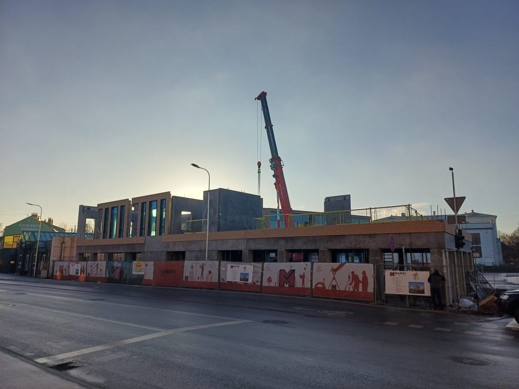 Lāčplēša Plaza - 1. kārta - Lāčplēša iela 76 (Lāčplēša iela 76) - Verslo centras - statybų nuotraukos