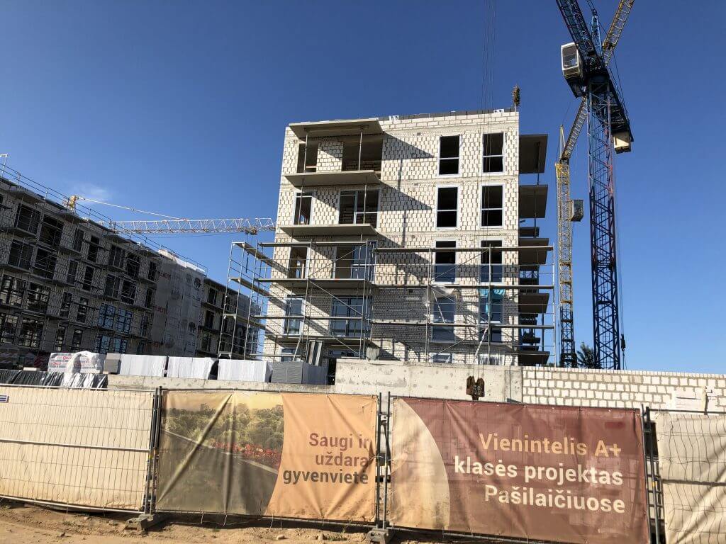 Grigalaukio dominija 3 etapas (Budiniškių g. 5) - Multi apartment - construction photos