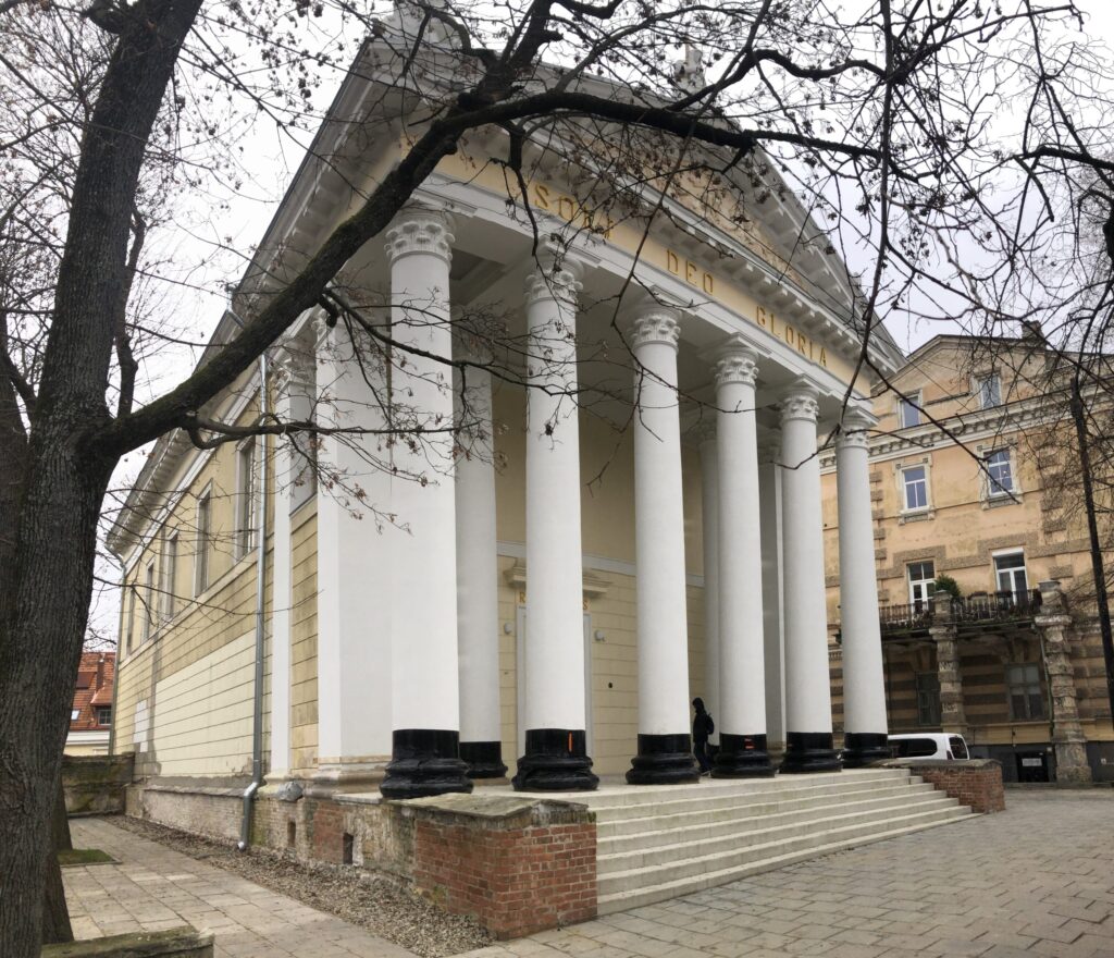 Evangelikų Reformatų bažnyčios komplekso rekonstrukcija (Pylimo g. 18) - Cultural center - construction photos