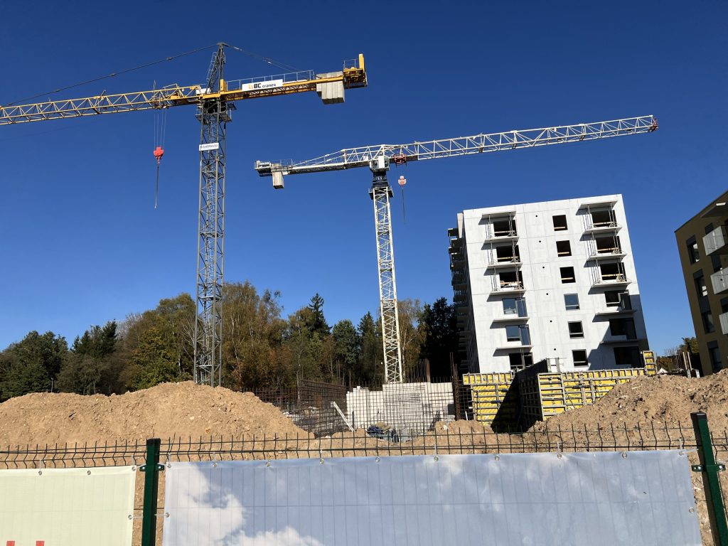 Metų laikai 2 etapas (Visorių g. 27) - Multi apartment - construction photos