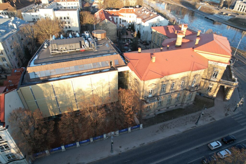 Vrublevskių bibliotekos rekonstrukcija (Žygimantų g. 1) - Library - construction photos