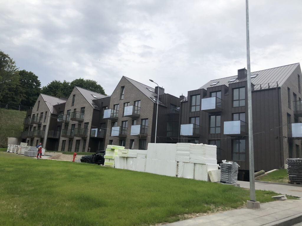 Užupio terasos (Kreivasis skg. 18) - Multi apartment - construction photos