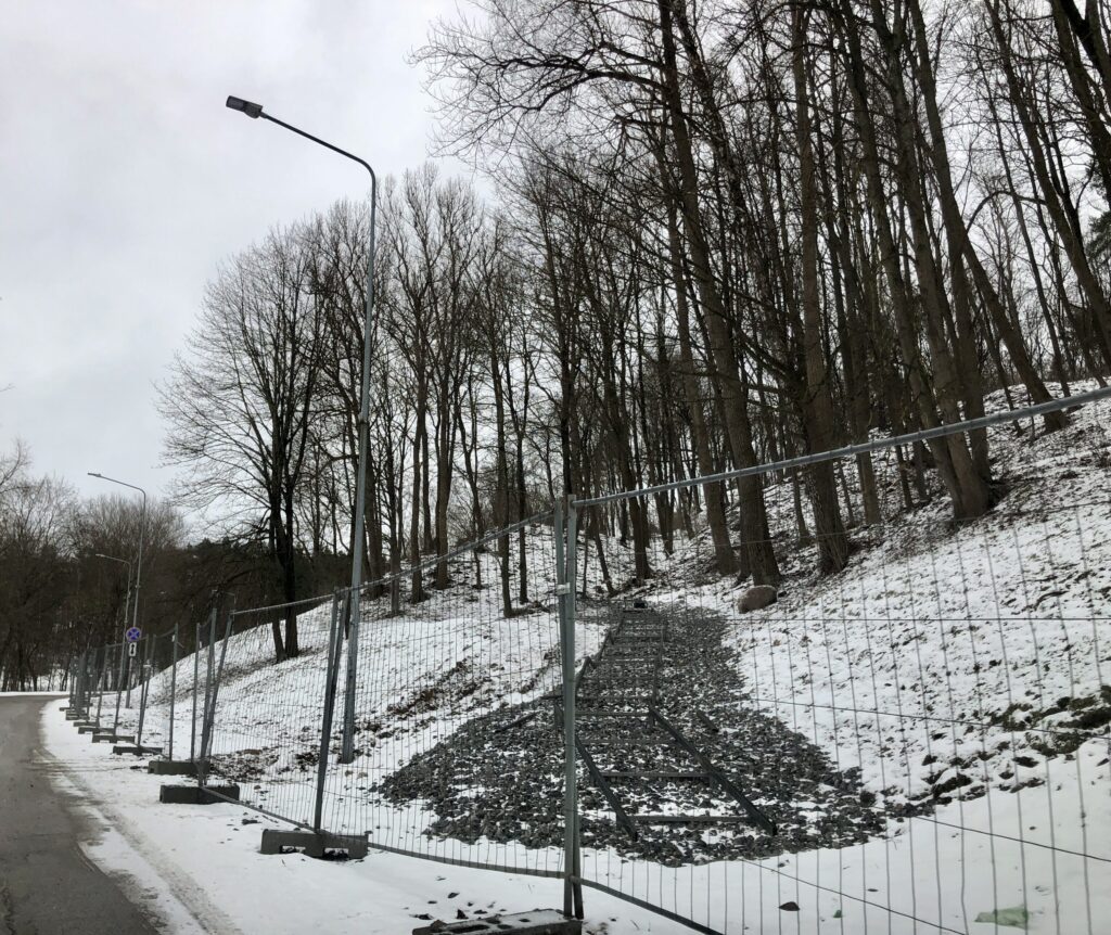 Kalnų parkas (Arsenalo g. 5) - Park - construction photos