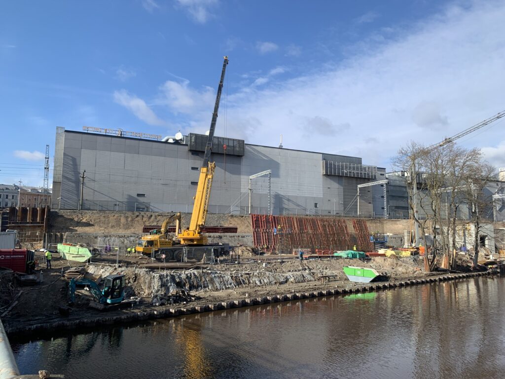 Labiekārtojums no Prāgas ielas līdz Pilsētas kanālam (Prāgas iela 2) - Railroad - construction photos