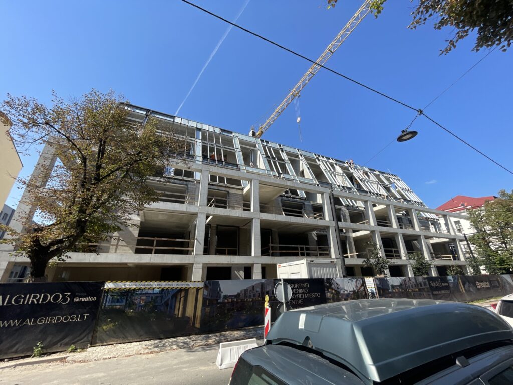 Algirdo 3 (Algirdo g. 3) - Multi apartment - construction photos