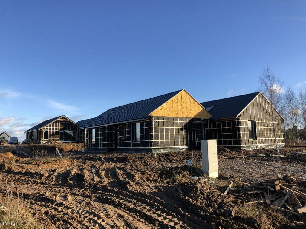 Fabriko g. namai (Fabriko g. 37, 37B, 37E, 37F, 37G,) - Row housing - construction photos