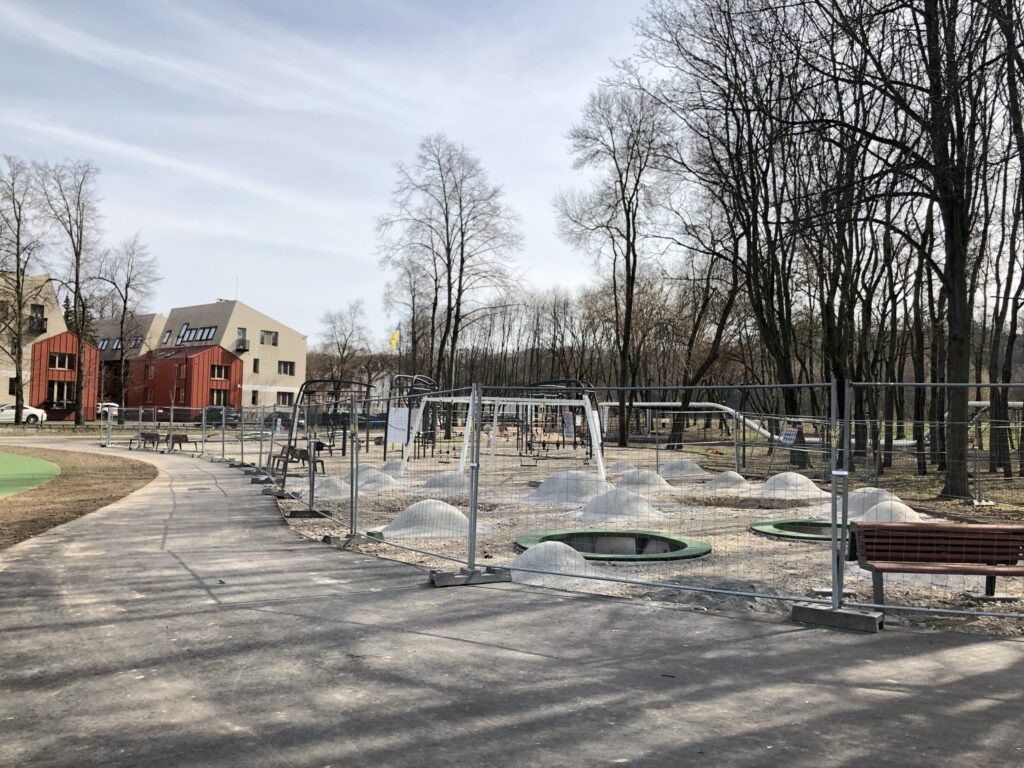 Santakos parkas (Prieplaukos krant.) - Park - construction photos