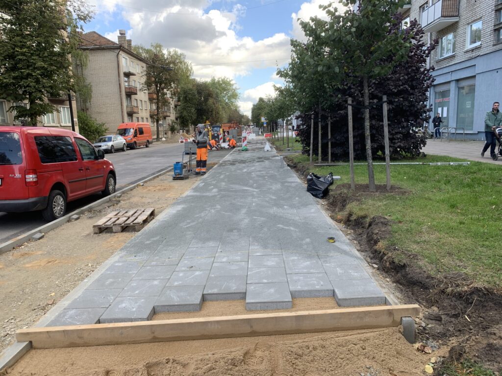 Ramaus eismo T. Ševčenkos g. (T. Ševčenkos g.) - Street - construction photos