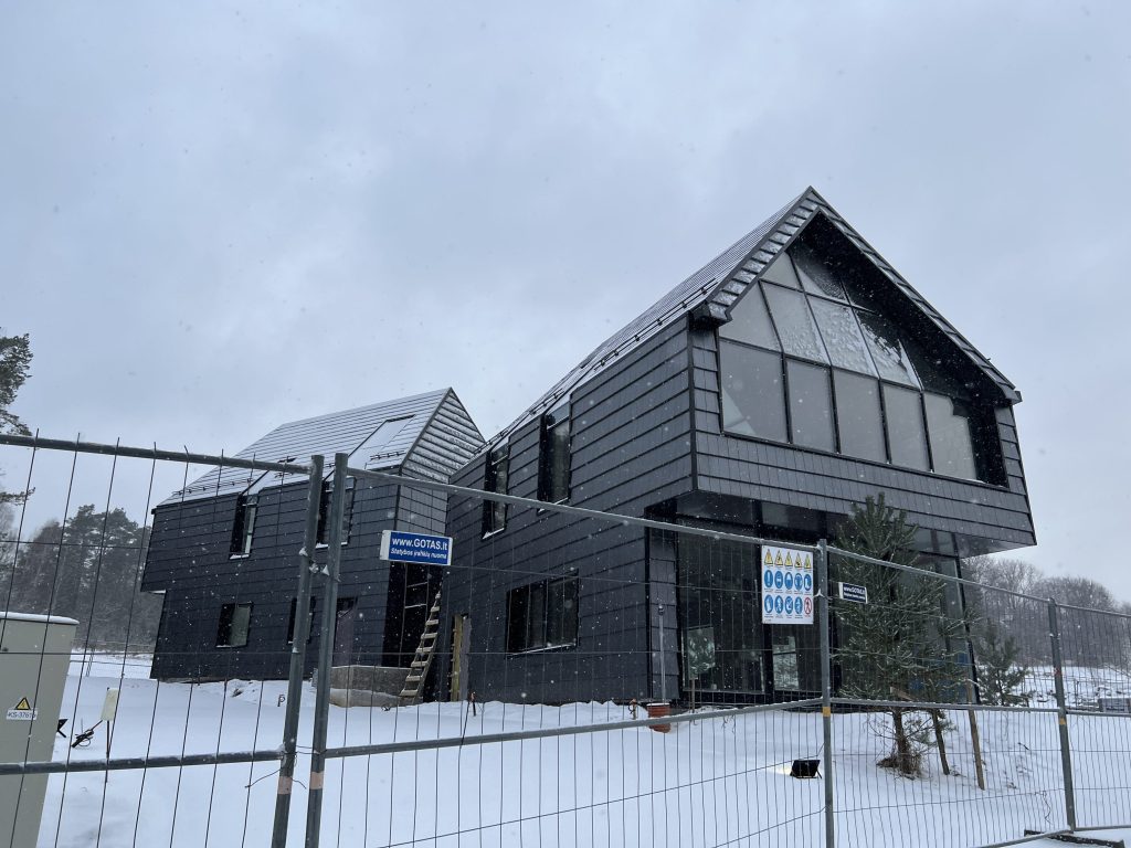 Aternus rojus (Rojaus g. 2A, 2B, 4, 4A, 4C) - Row housing - construction photos