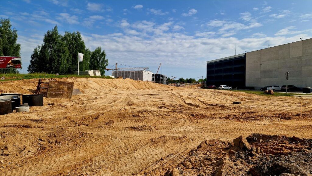 Karaliaučiaus g. atkarpa, Vištyčio g., J. Bretkūno g. atkarpa (Karaliaučiaus g., Vištyčio g., J. Bretkūno g.) - Bike path, Street - construction photos