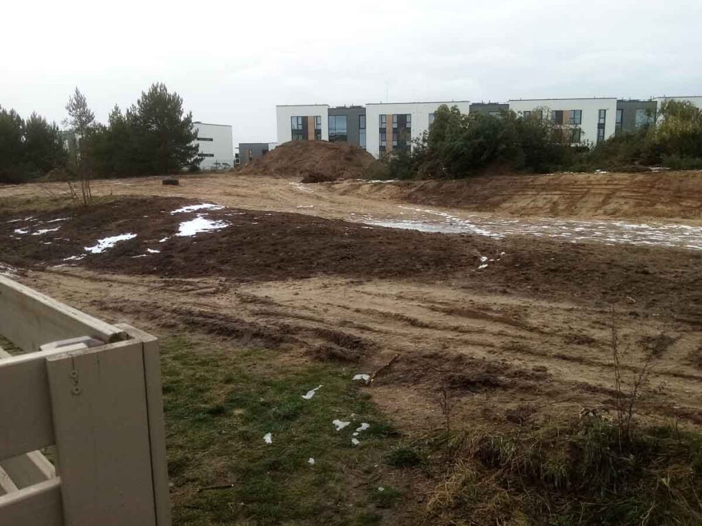 Gilužio g. (Gilužio g.) - Dviračių takas, Gatvė - statybų nuotraukos