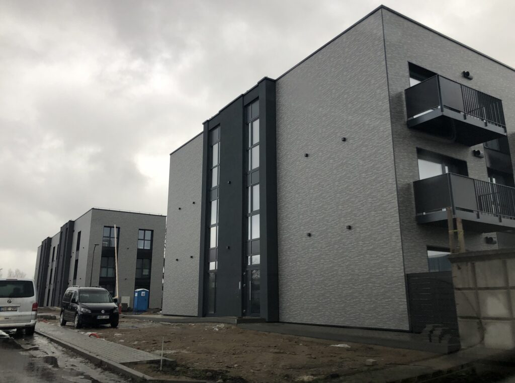 Ąžuolio namai 2 etapas (Povilo Revento g.) - Daugiabutis - statybų nuotraukos