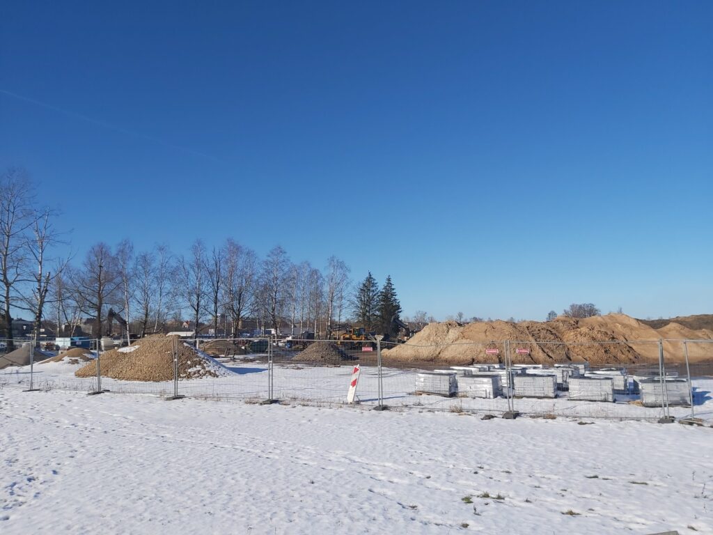 New Hanzas City teritorijas infrastruktūras izbūve - 3.kārta (Gustava Kluča iela, Vilhelma Ostvalda iela) - Street - construction photos