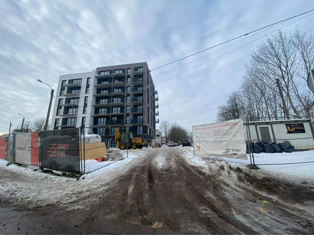 Storyline (Algirdo g. 85) - Multi apartment - construction photos