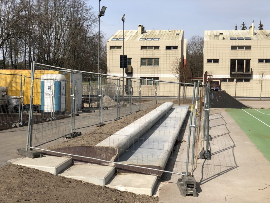 Santakos parkas (Prieplaukos krant.) - Park - construction photos