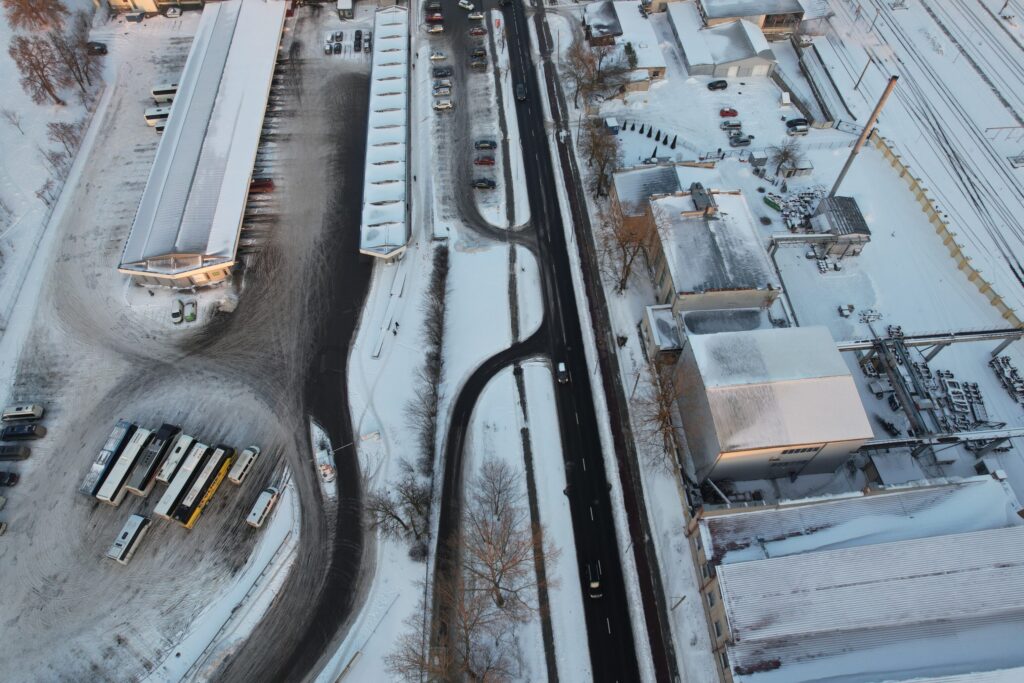 Geležinkelio g. dviračių takas (Geležinkelio g.) - Bike path, Street - construction photos