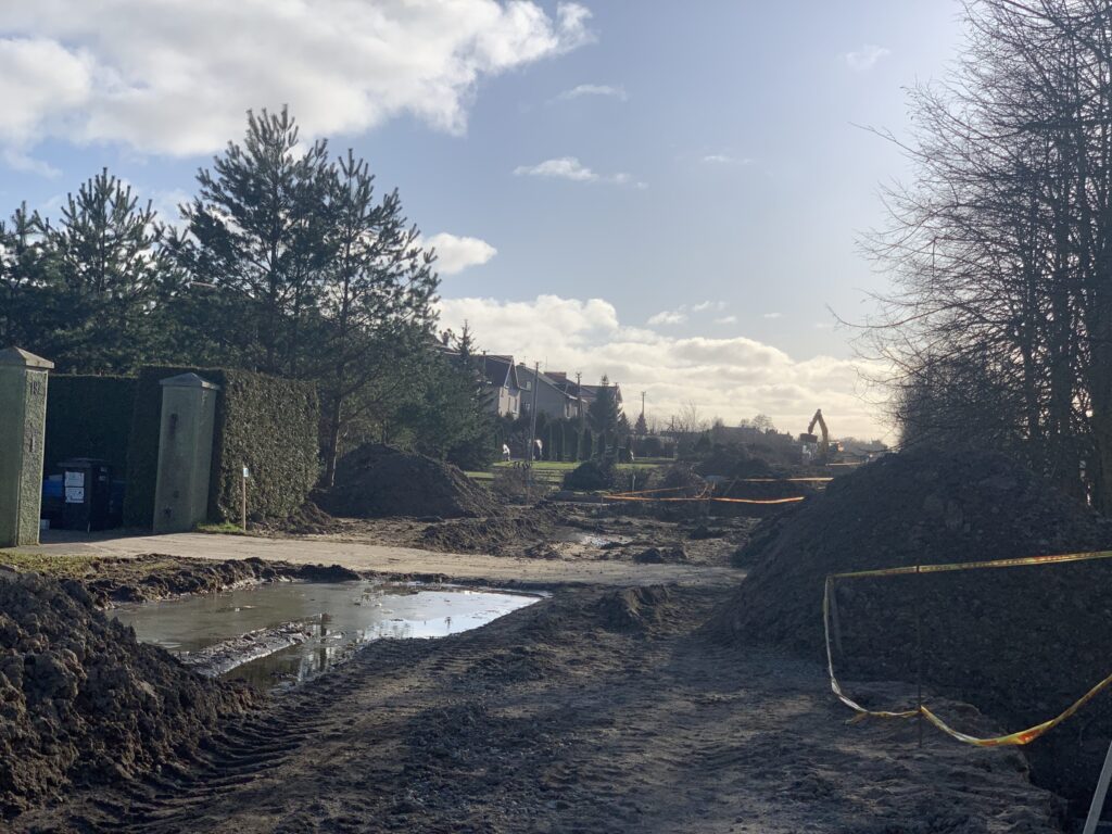 Privažiuojamasis kelias nuo Šiltnamių iki Klaipėdos g. (Liepojos g.) - Iela - būvdarbu attēli