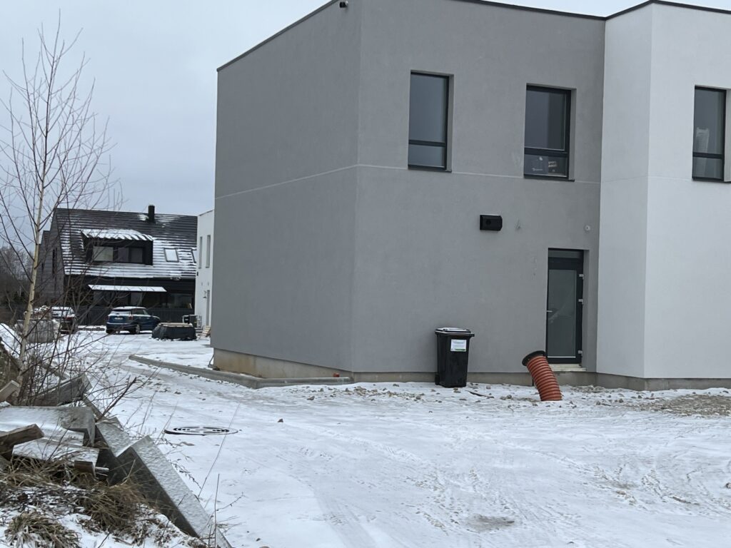 Žiburiai (Vorupės g. 65, 69) - Rindu mājas - būvdarbu attēli