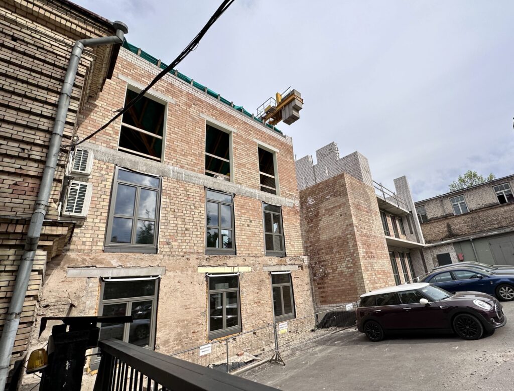 Totorių sodas (Totorių g. 13) - Multi apartment - construction photos